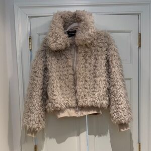 Reformation Faux Fur Jacket